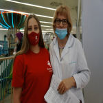 Волонтеры – медики ББМК работают в мобильных пунктах вакцинации против COVID-19