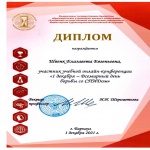 Диплом Швенк Елизаветты