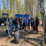 Субботник, посвященный 77-ой годовщине Победы советского народа над нацистской Германией в Великой Отечественной войне 1941-1945 годов