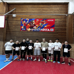 10 февраля, в спортзале нашего института прошел турнир по настольному теннису ССК «Триумф», среди учащихся КГБПОУ «Алтайский институт развития медицинского образования», посвященный Году единства народов России и в рамках празднования Дня защитника Отечества.