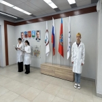 Линейка выноса флага РФ в  КГБПОУ АИРМО