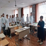 Занятие у студентов-медиков