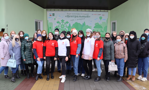 Участники Всероссийской акции «10 000 шагов к жизни»