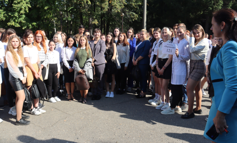 Торжественное мероприятие для первокурсников «Быть безупречным медиком края!»