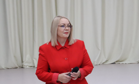 стреча будущих фельдшеров, студентов отделения «Лечебное дело», с директором Ольгой Михайловной Бондаренко