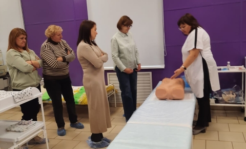 Второй день педагогической практики специалистов-медиков